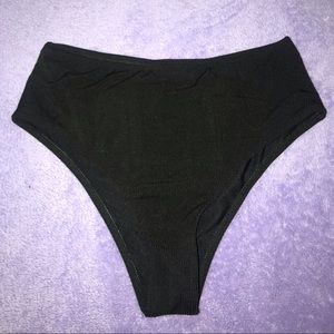 SHEIN Rib High Waisted Bikini Bottom